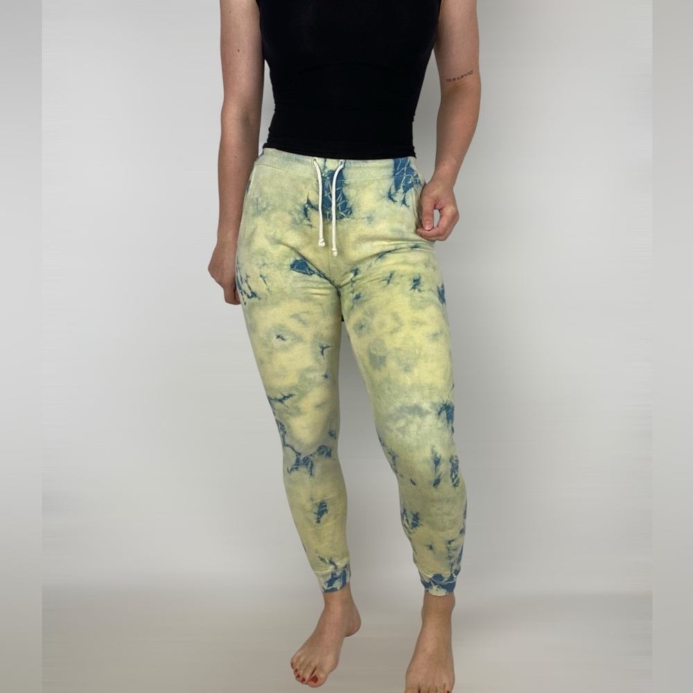 GROCERIES Tie Dye Organic Cotton Joggers Sweatpants Size Xs Casual Loungewear